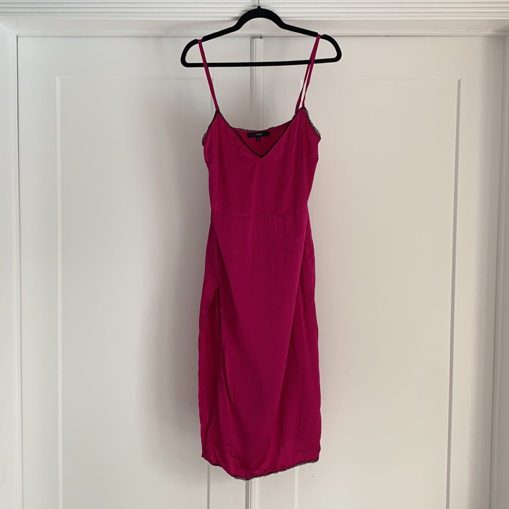 Icons slip nightie. High slit adjustable straps
